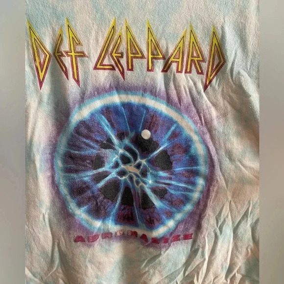 💥Def Leppard Adrenalize Tie-Dye Tee L - Picture 6 of 7